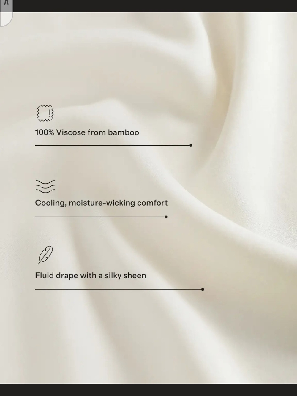 Quince Soft White Bamboo King Duvet Cover - Minimalist Bedding - Picture 5 of 6